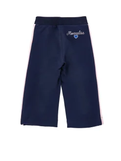 Pantaloni felpa linea palazzo