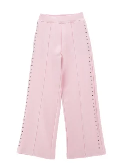 Pantaloni felpa linea palazzo