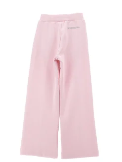 Pantaloni felpa linea palazzo