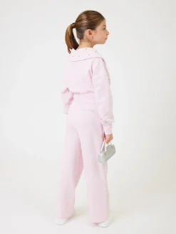 Pantaloni felpa linea palazzo