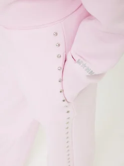 Pantaloni felpa linea palazzo