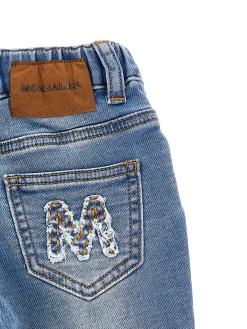 Pantaloni felpa ricamati sul retro