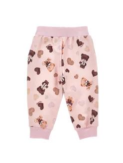 Pantaloni felpa stampa overall