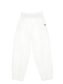 Pantaloni lunghi gabardine a palloncino