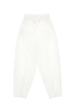 Pantaloni lunghi gabardine a palloncino
