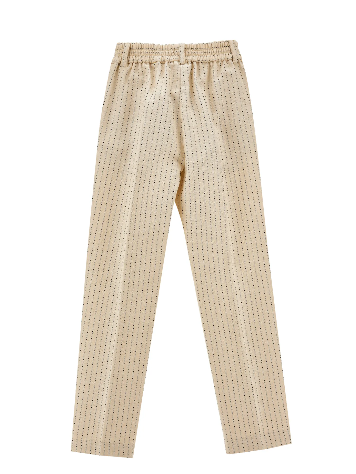 Pantaloni lunghi tela operata