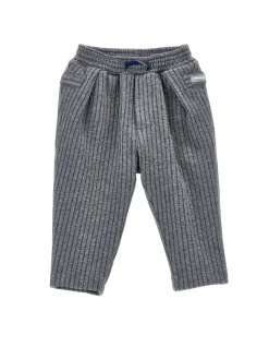 Pantaloni maglia gessata