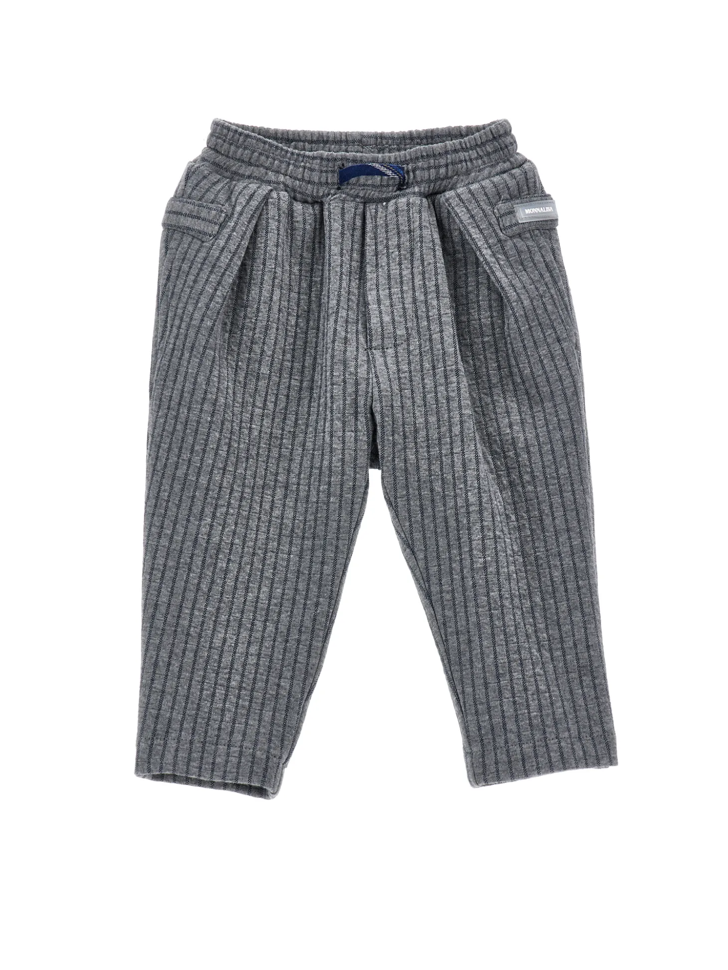 Pantaloni maglia gessata