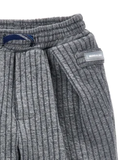 Pantaloni maglia gessata