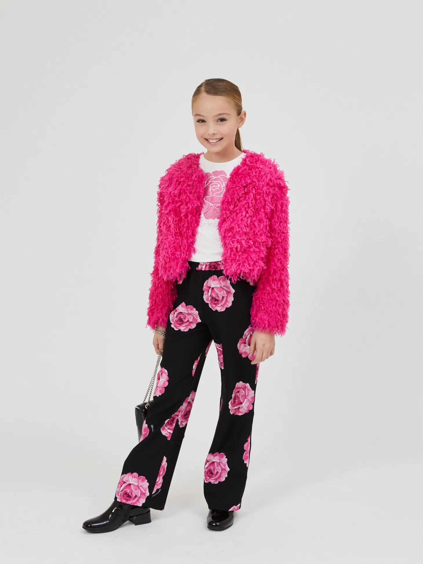 Pantaloni morbidi cady rose