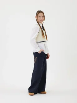 Pantaloni over acetato