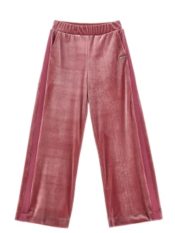 Pantaloni palazzo ciniglia