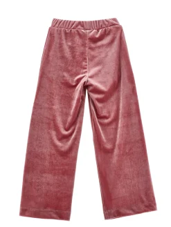 Pantaloni palazzo ciniglia