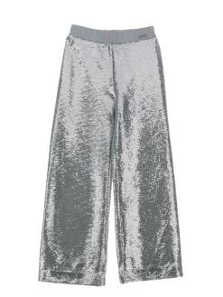 Pantaloni palazzo paillettes