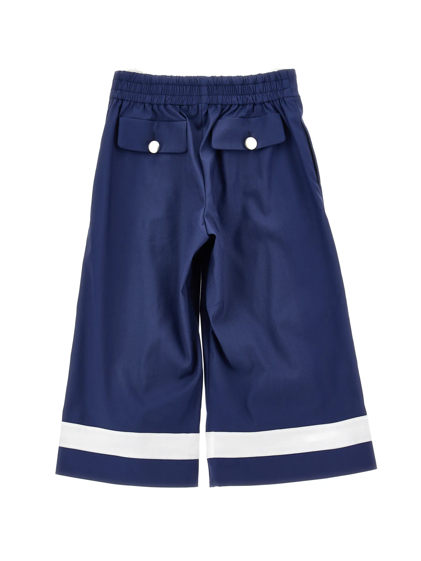Pantaloni stretch bicolor