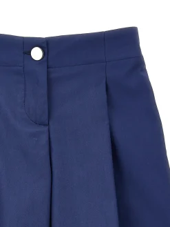 Pantaloni stretch bicolor