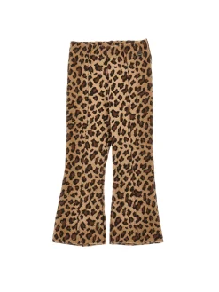 Pantaloni svasati animalier
