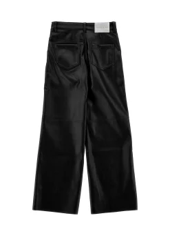 Pantaloni tessuto spalmato stretch