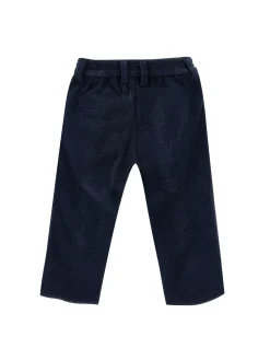 Pantaloni  velluto con filetto