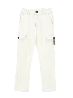 Pantaloni velluto modello cargo