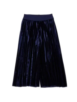 Pantaloni velluto plissé