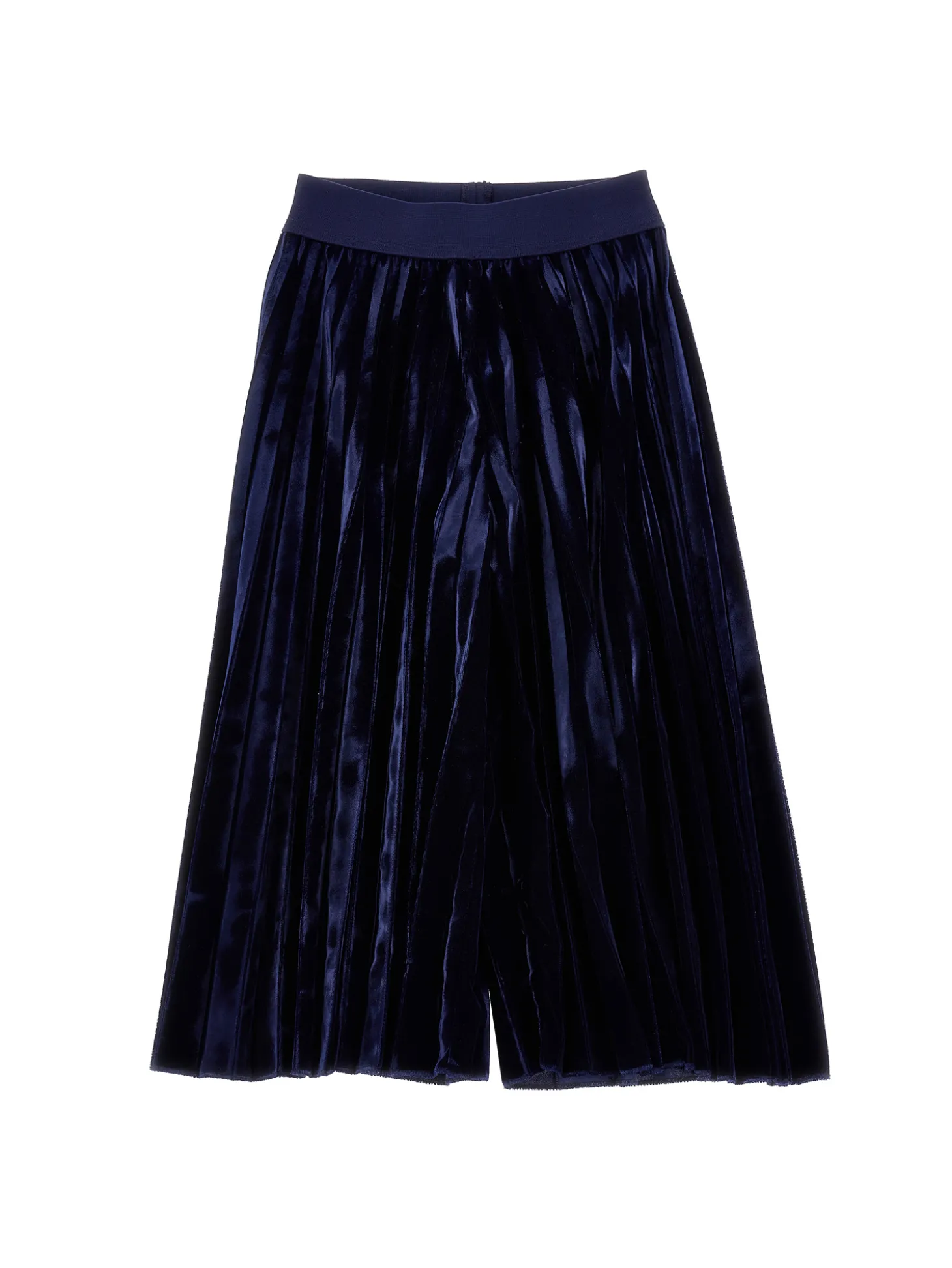 Pantaloni velluto plissé