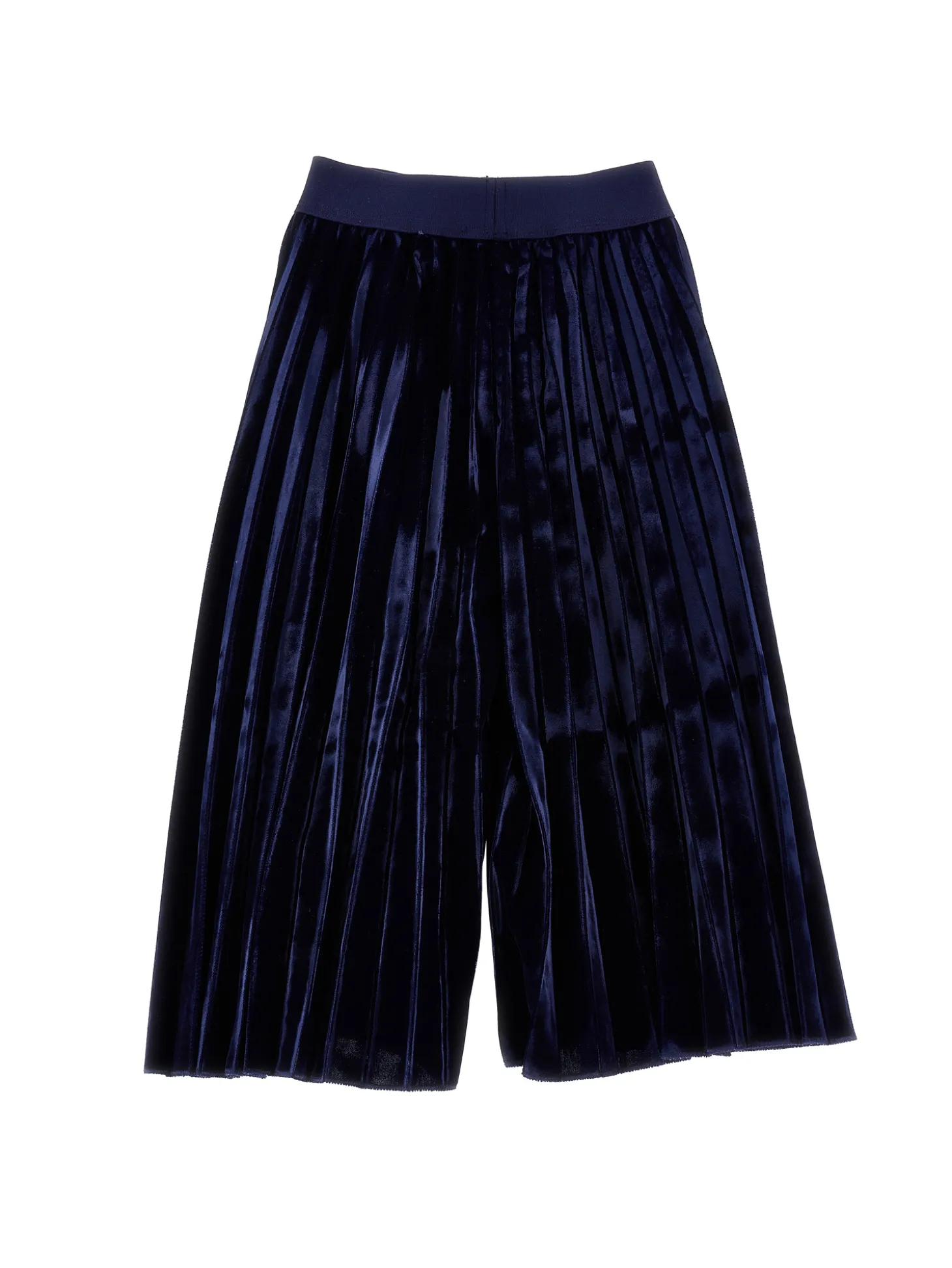 Pantaloni velluto plissé