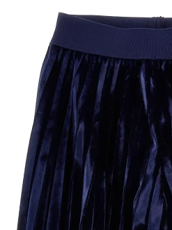 Pantaloni velluto plissé