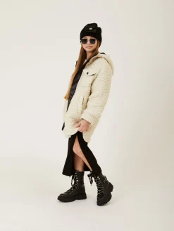 Parka maglia peluche