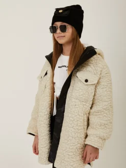 Parka maglia peluche