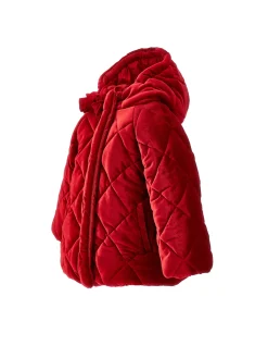 Piumino in ciniglia trapuntata