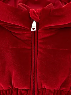 Piumino lungo ciniglia