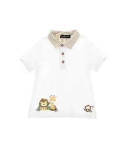 Polo piquet con animaletti