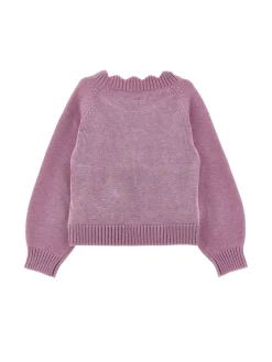 Pull con tulipani in tulle