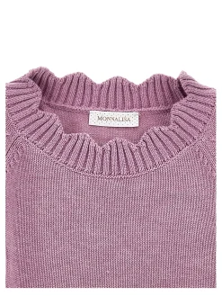 Pull con tulipani in tulle