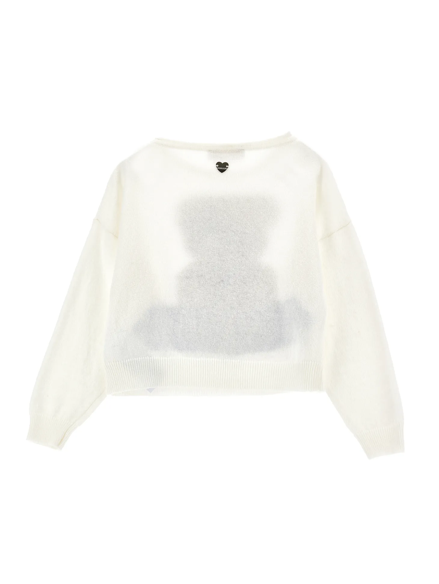 Pull jacquard con cachemire