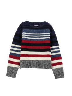 Pull misto lana righe