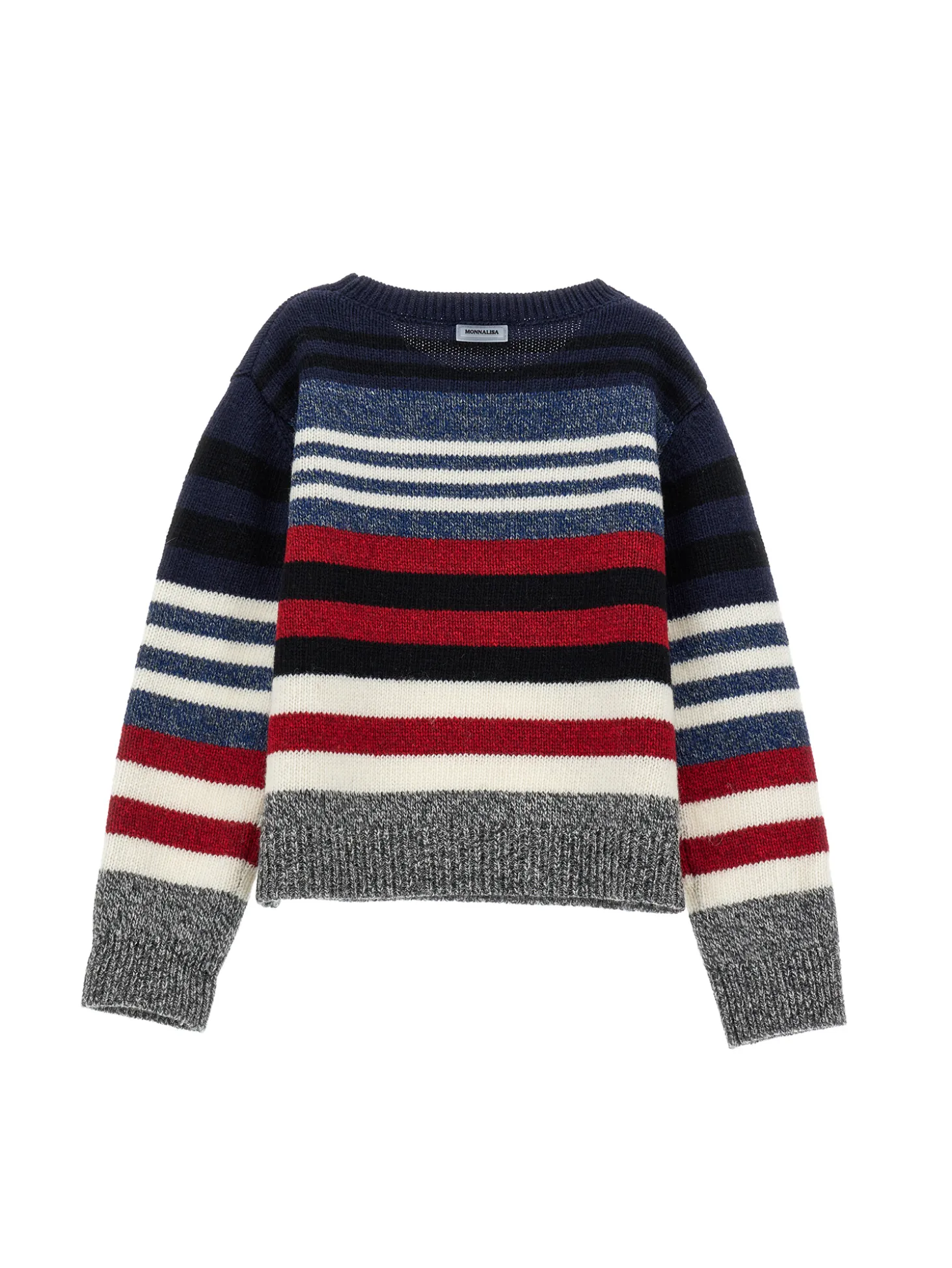 Pull misto lana righe