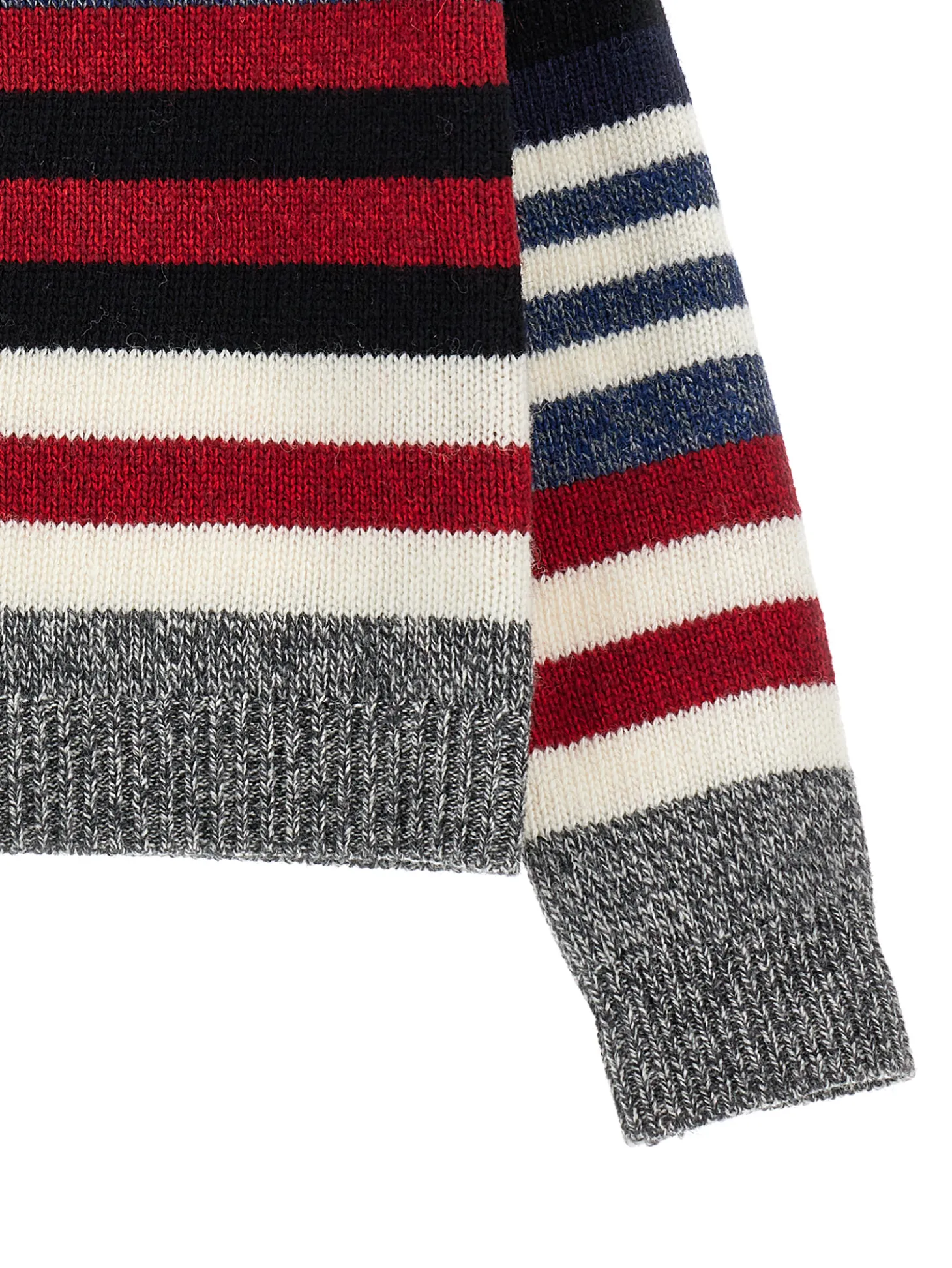 Pull misto lana righe