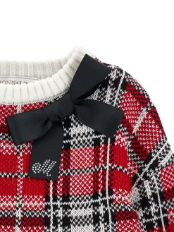 Pull misto lana tartan