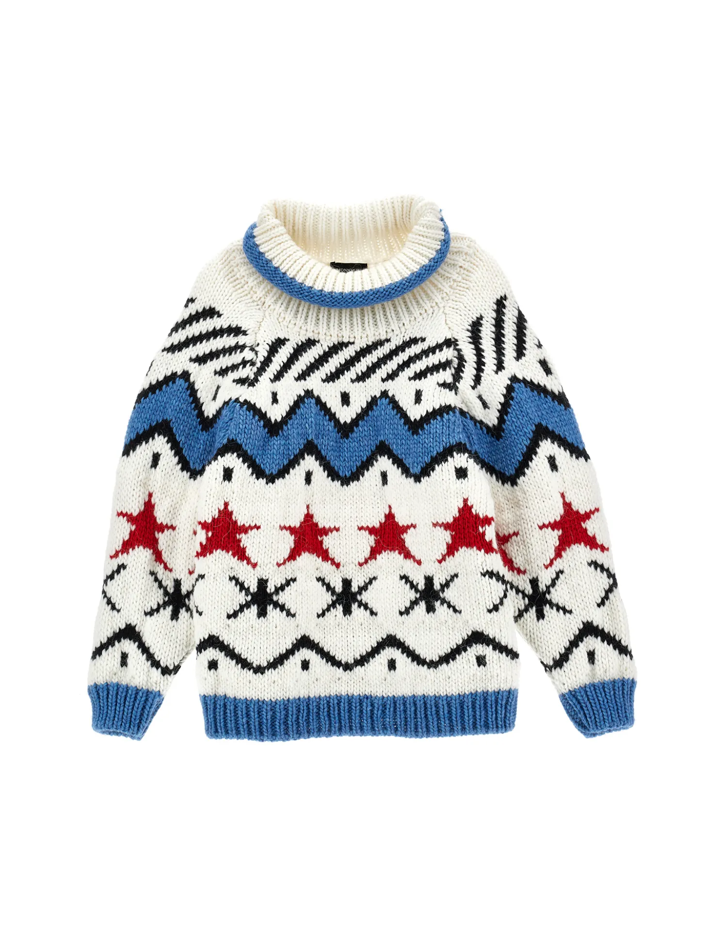 Pullover misto alpaca jacquard