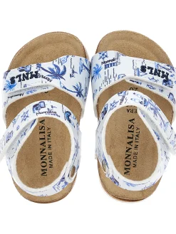 Sandali comfort stampa marine