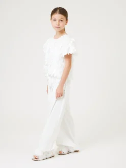Sandali con rouche tulle