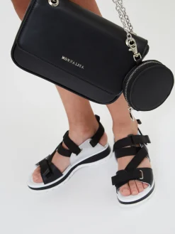 Sandali mix nappa vitello