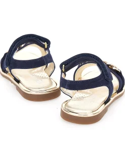 Sandali nappa con catena strass