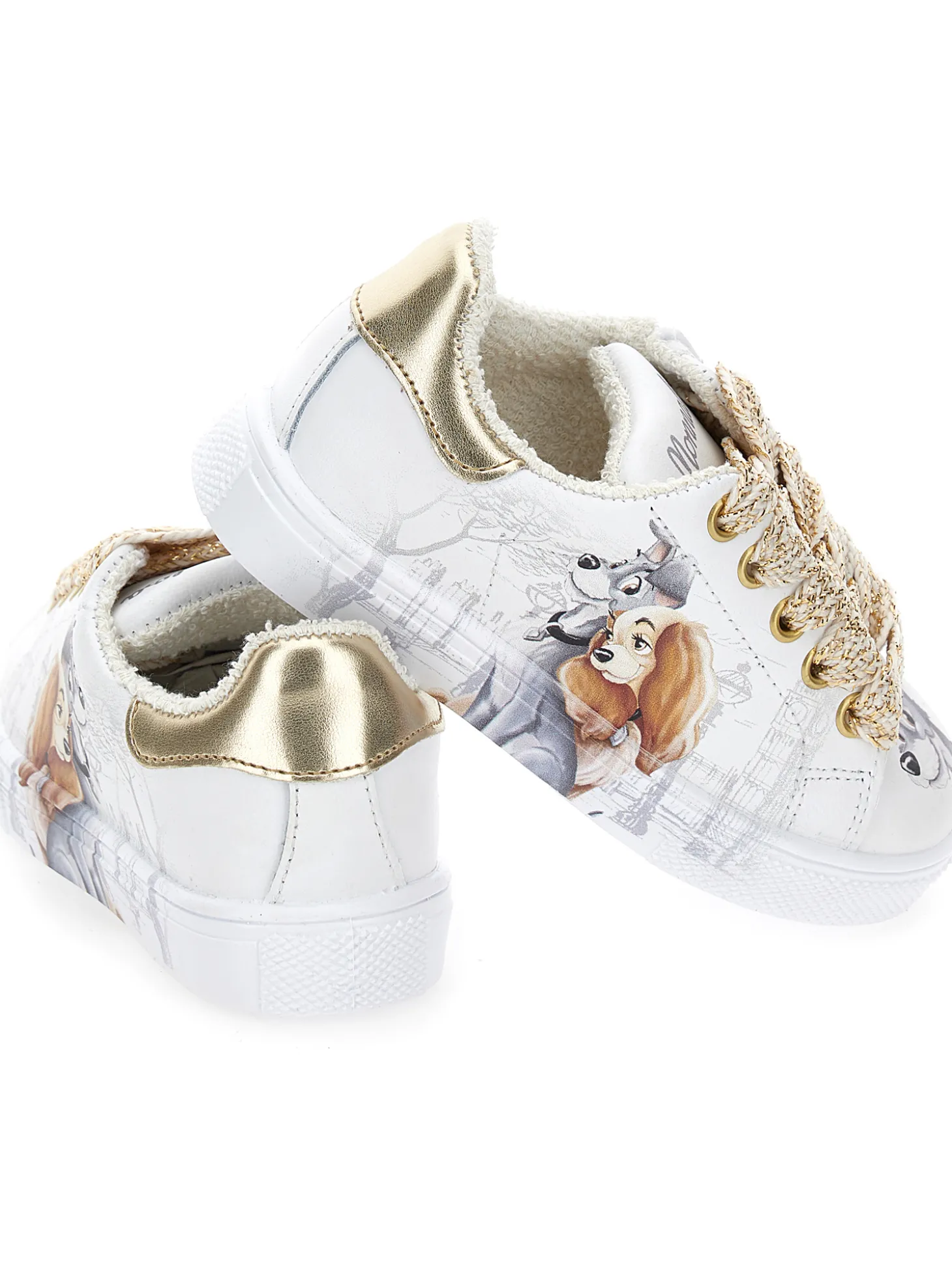 Scarpe modello tennis Lilli e il Vagabondo