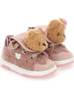 Scarpe tennis peluche con orsetto