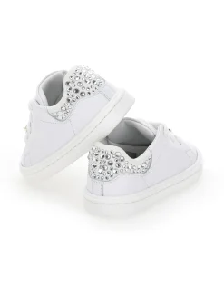 Scarpine nappa con cristalli