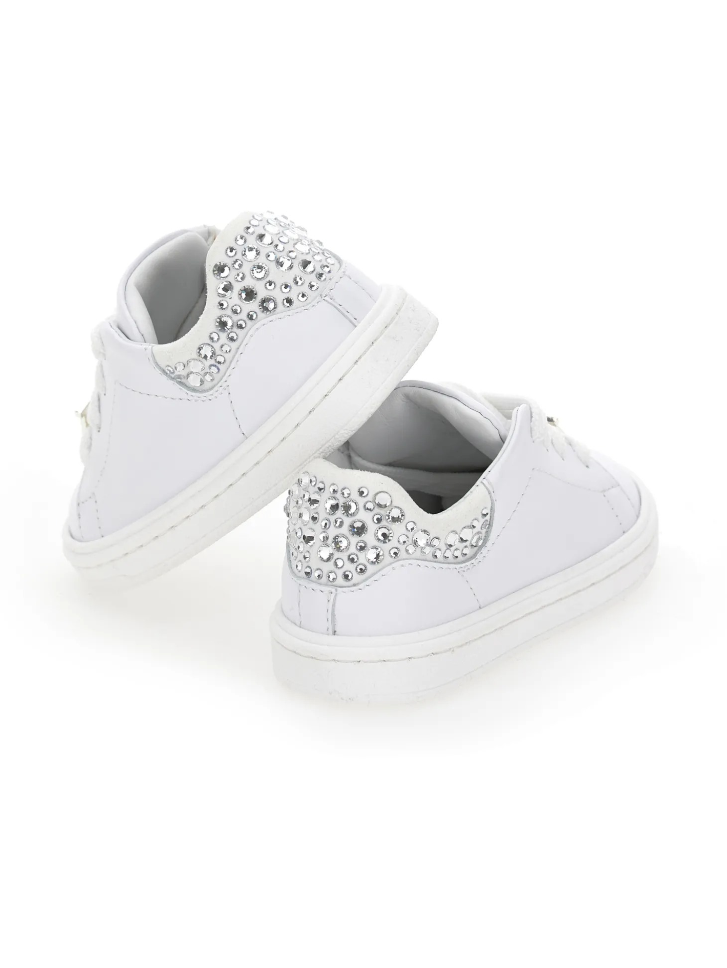 Scarpine nappa con cristalli