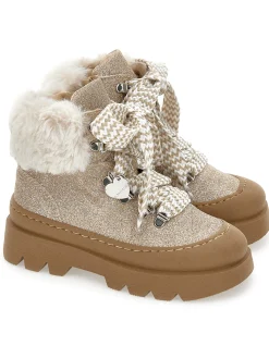Scarponcini glitter peluche